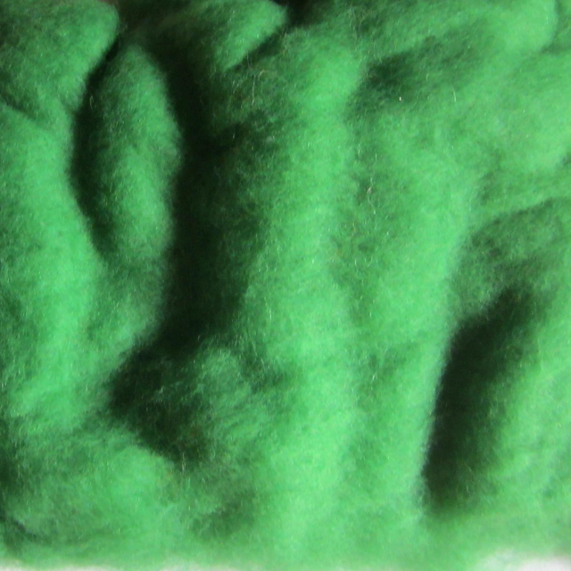 Lana cardata - (F) VERDE-PRIMAVERE (50 gr.)