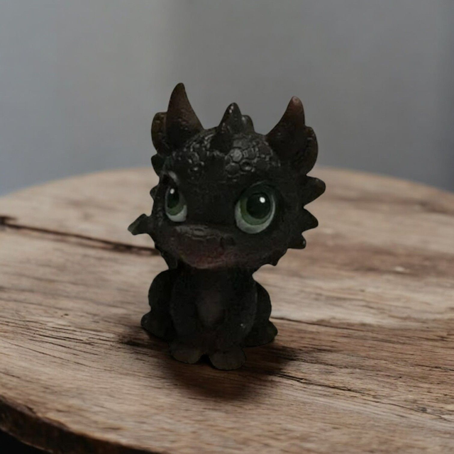 Deko Drachenbaby Sweet black