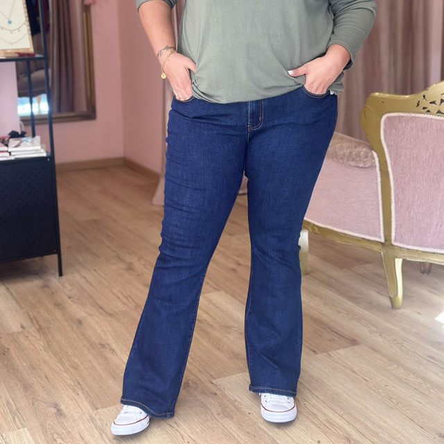 415-Jean évasé  brut