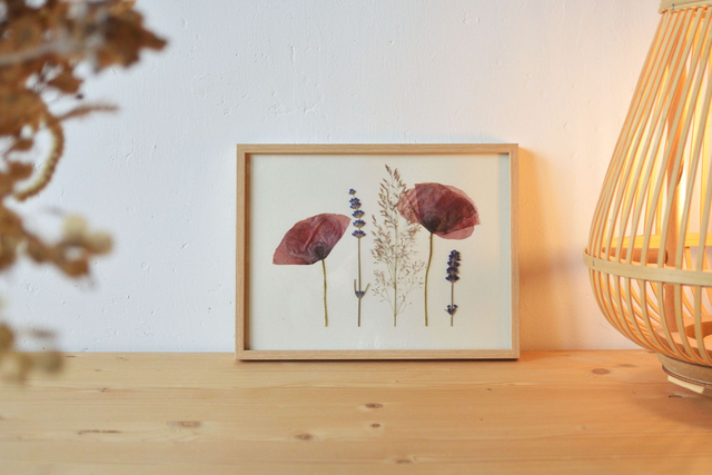 Tableau 18*24 cm - Herbier champêtre