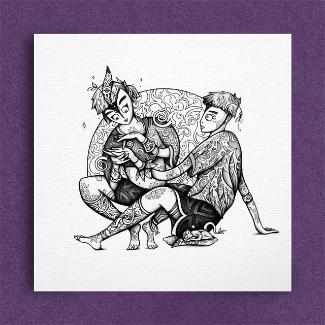 Entre les Lignes, Carte Postale