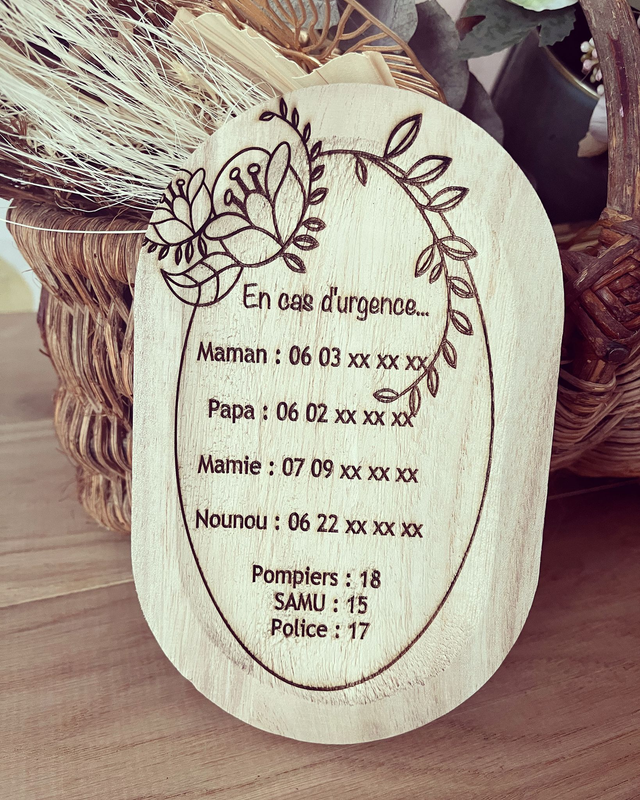 Répertoire téléphonique d’urgence