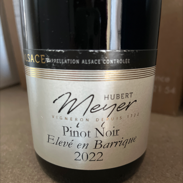 Pinot noir fut de chêne Meyer 2022