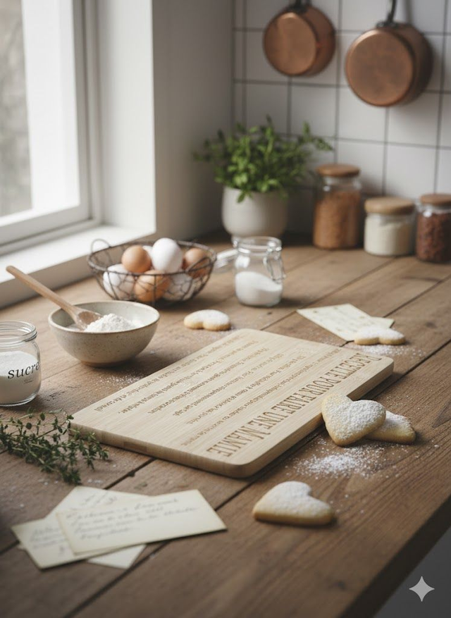 Planche à Découper Personnalisable – 25 × 16 cm 