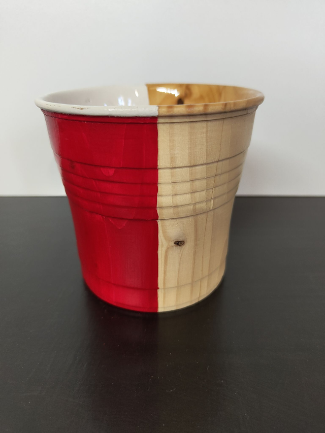 HolzPong – Der nachhaltige Bierpong-Becher aus Holz 0,5 Liter