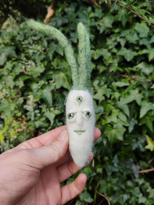 Adopt a Daikon Radish // Art Toy Sculpture