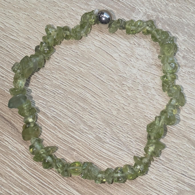 Bracelet "Péridot" baroque BR-228