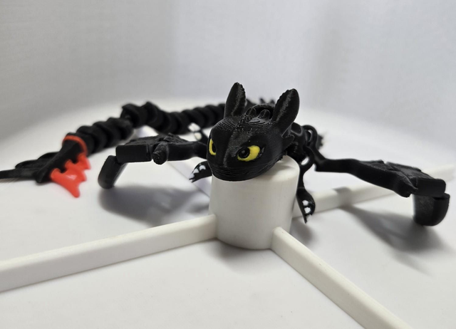 Articulated toothless the dragon