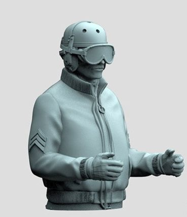 3DiMontis - WW2 US Tanker 2 (1/16) Half figure