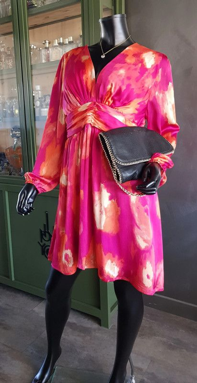 Robe midi Lili &amp; Lala imprimée 