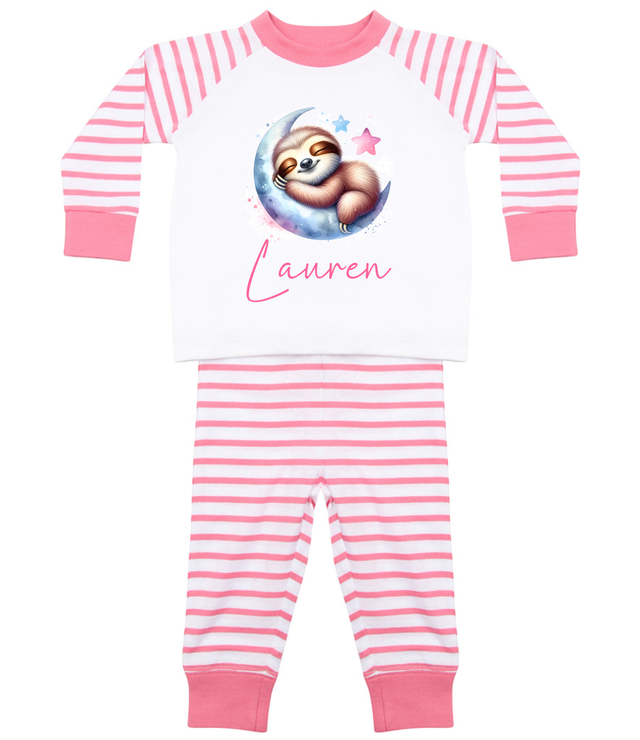 Personalised Pink Pyjamas - Any name 
