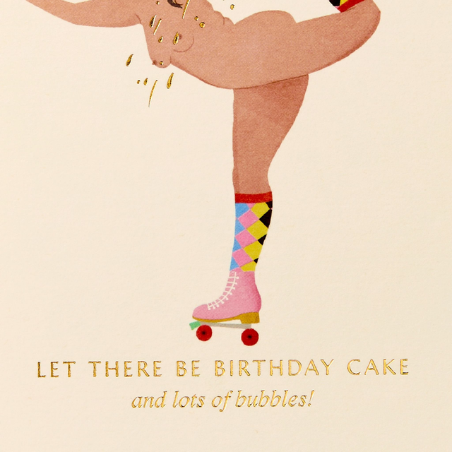 Birthday Cake & Bubbles | Birthday Card