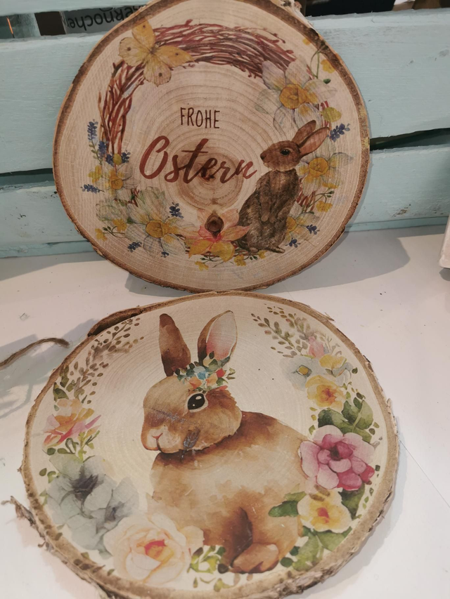 Baumscheibe Ostern