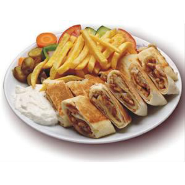 شاورما صحن سفري shawarma teller mitnehmen 