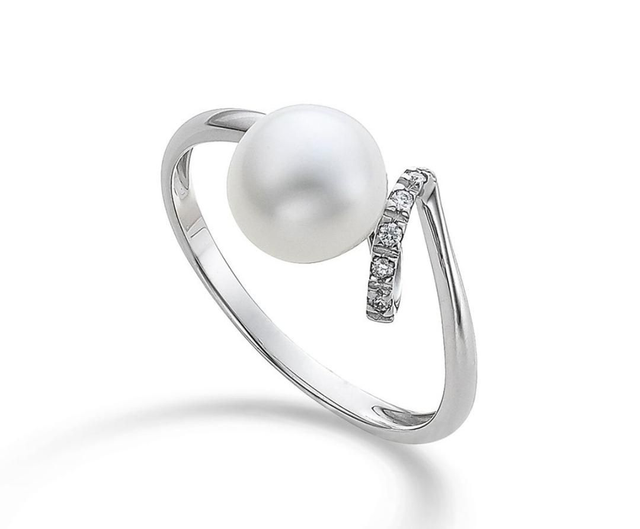 Anello Mikiko in Oro 18kt con Perle