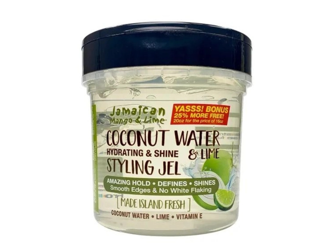 JAM MANGO &amp; LIME: COCONUT WATER &amp; LIME STYLING JEL 20 OZ