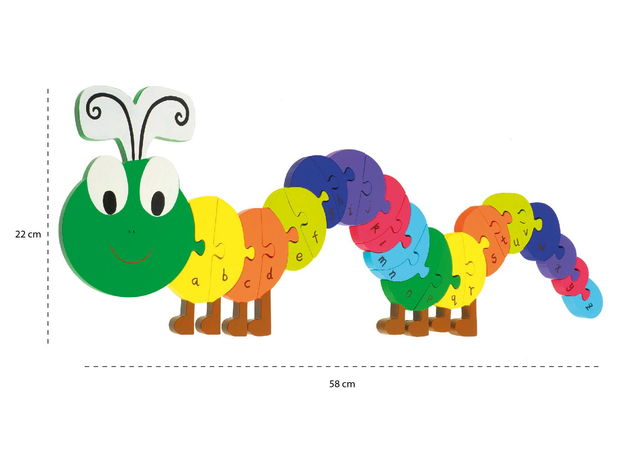 Alphabet Caterpillar Puzzle - By Orange Tree Toys