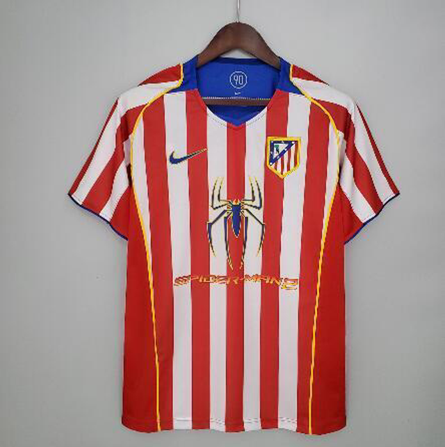 Camiseta Retro Atético de Madrid 04-05 home (Spider-man)