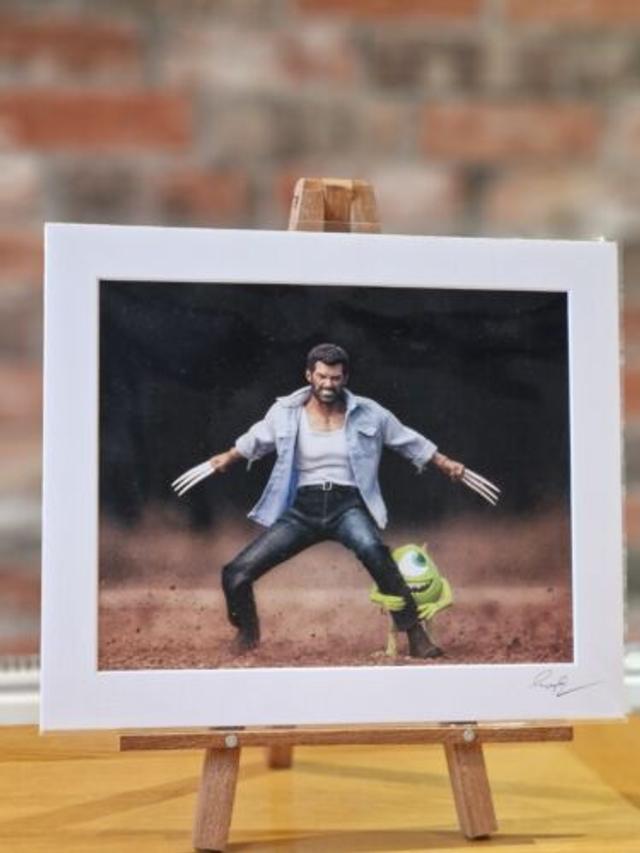 Logan Wolverine and Mike Wazowski