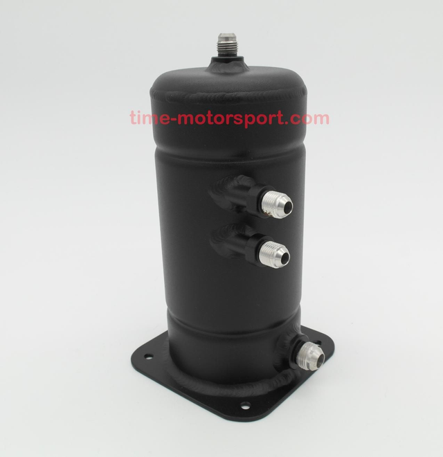 Fuel Swirl Pot, 1 Litre Capacity, JIC Fittings.