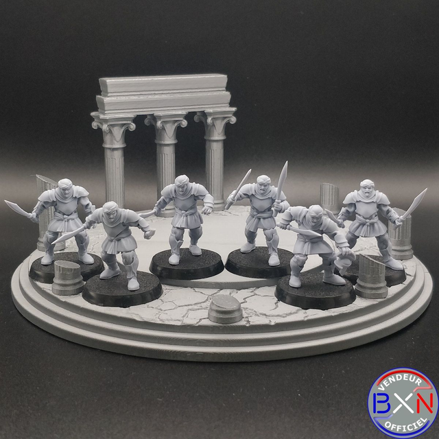 Les guerriers Perses : Pack 01 - Jeu de role - RPG - Miniature