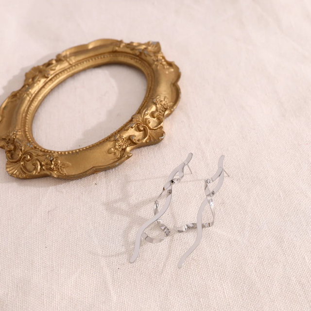 Boucles d'oreilles Torsades