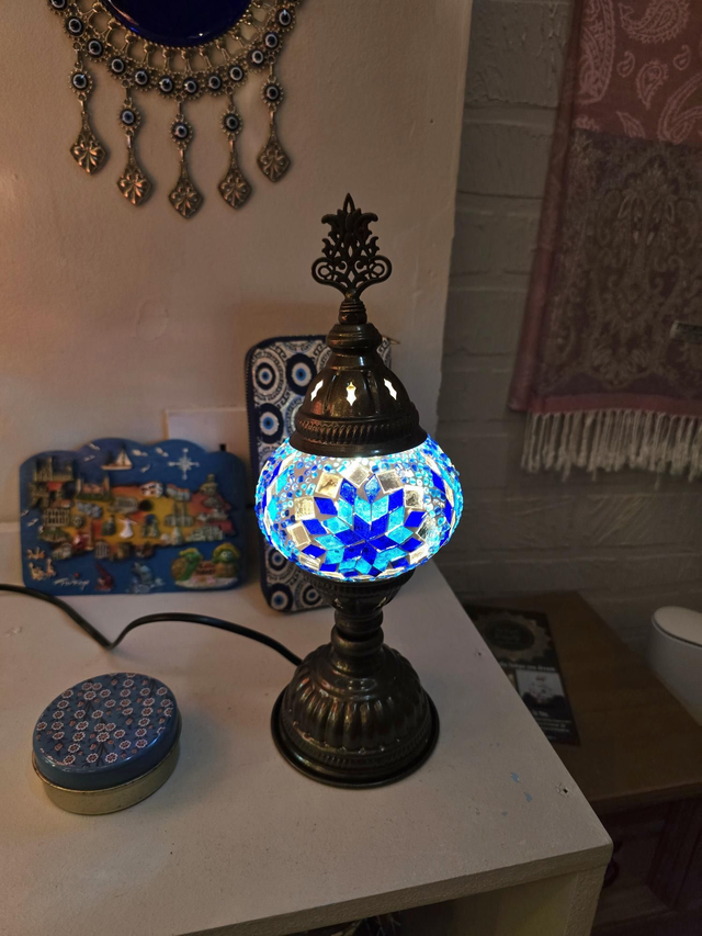 Small Mosaic Table Lamp