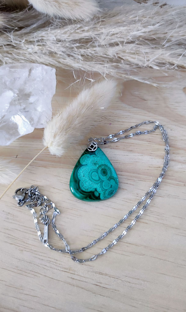 Pendentif Malachite