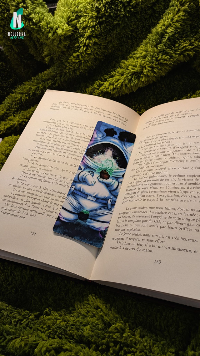 ​Gaïa l'astrocat - Marque-page 