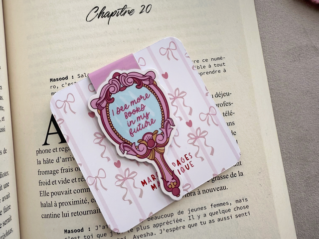 Marque-pages magnétique - I see more books in my future