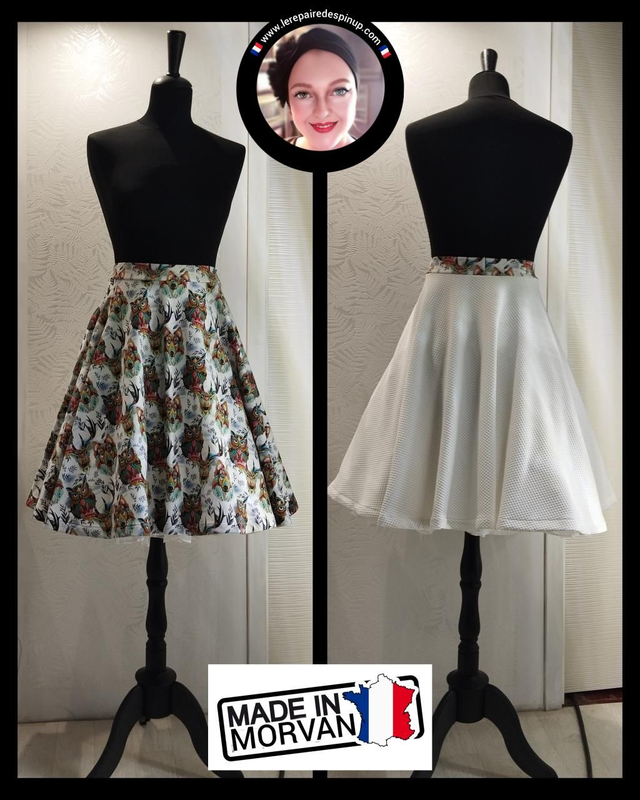 Jupe Modèle Animaux multicolore T44/48