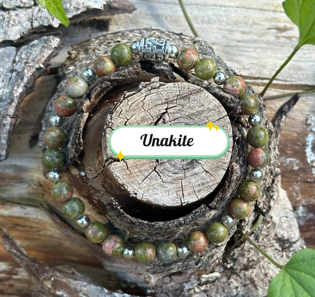 Bracelet d'Unakite