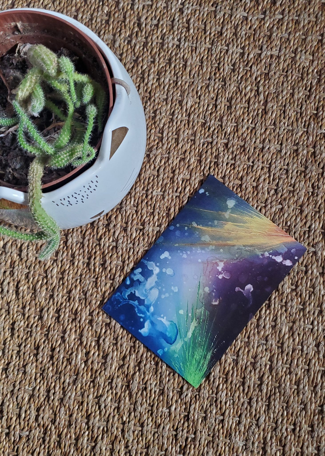 Carte postale du tableau &quot;Univers&quot;