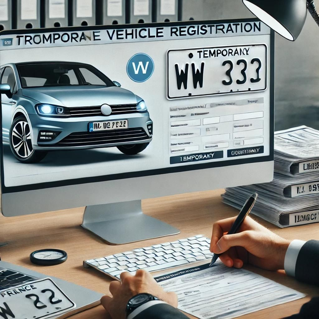 Immatriculation provisoire WW en ligne et à distance