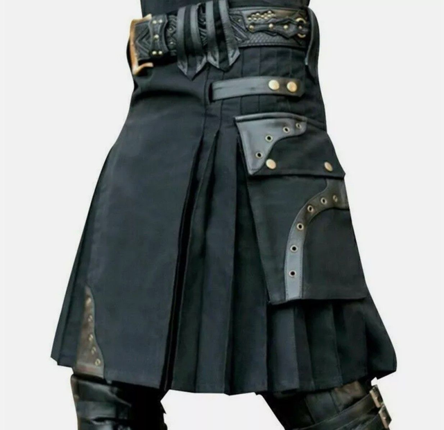 Kilt Mittellanger Rock Traditioneller Schottenrock Schottischer