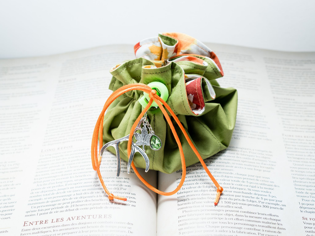 Passed through fire - Keyleth inspired dice bag