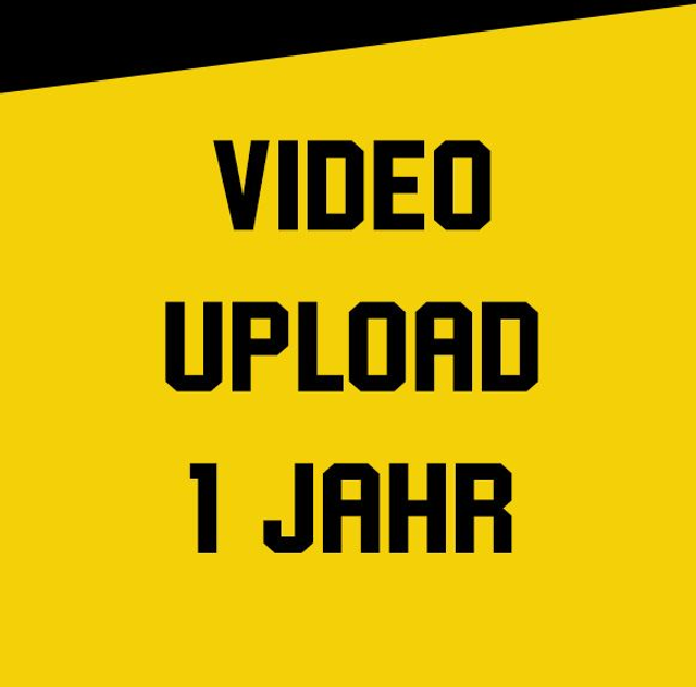 "1 Jahr lang" Video Upload Service für Online Live Montag Kurs