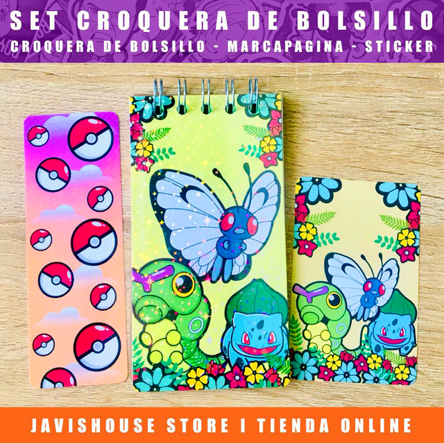 Set Croquera Poke primavera