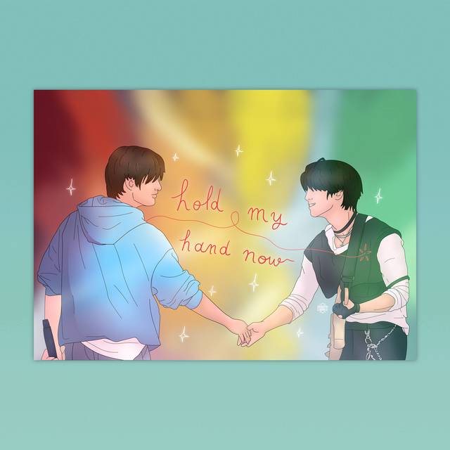 Stray Kids Hold My Hand Print