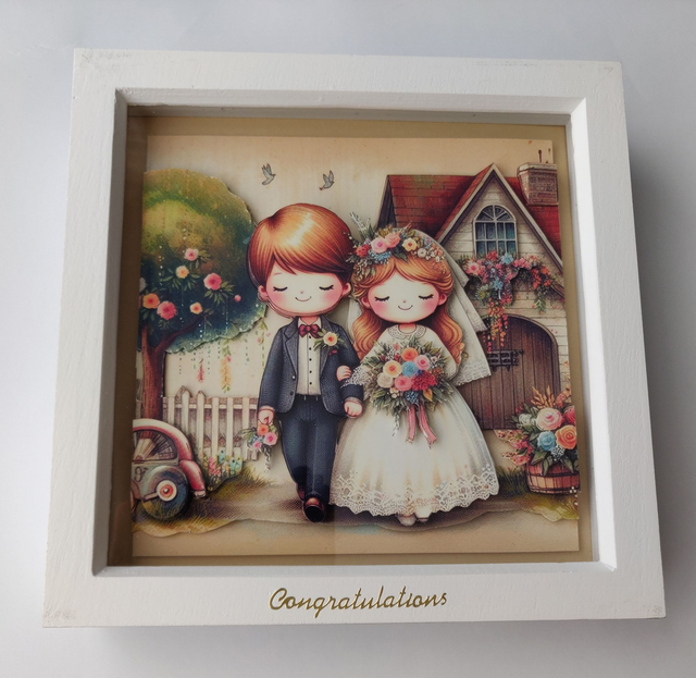 Wedding Congratulations Deep Frame