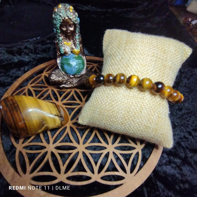 Bracelet boule œil de tigre