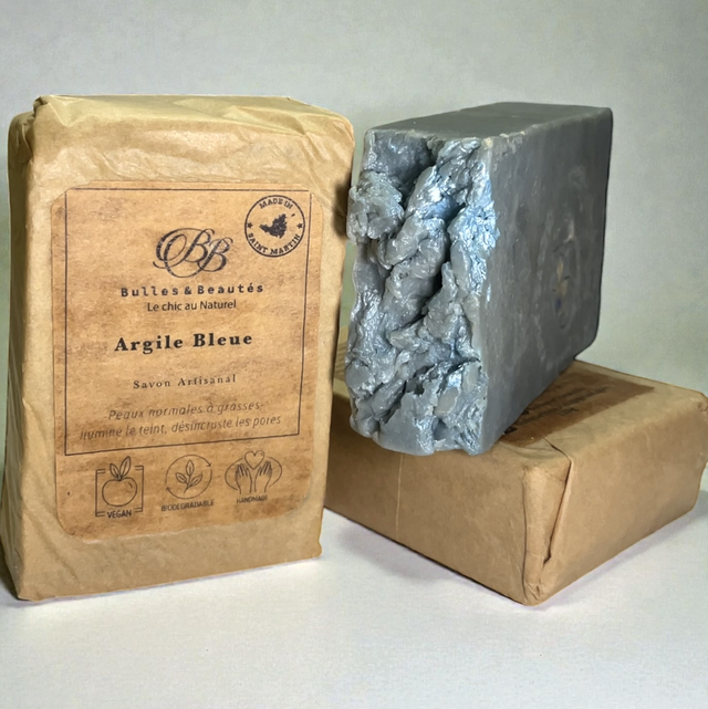 Savon- SOAP- Argile Bleue- BLUE CLAY