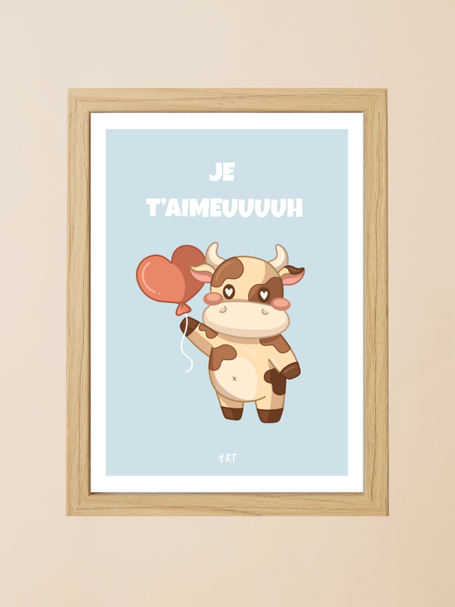 Print Amour Vache