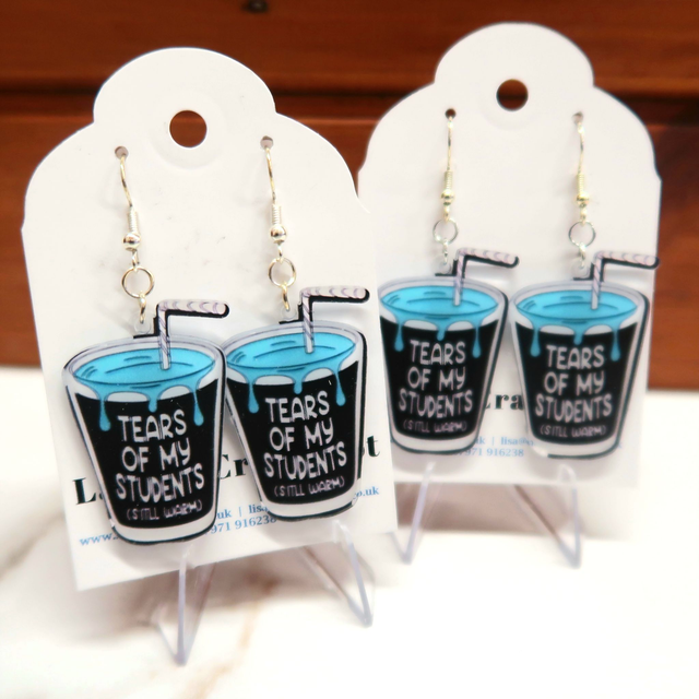 &#039;Tears of my Students&#039; Earrings