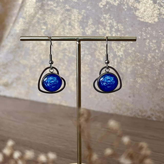 Boucles d’oreilles flot R.A