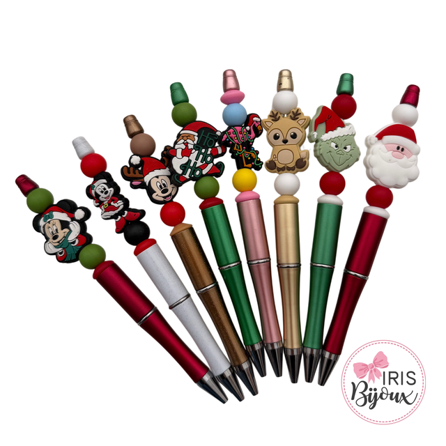 Penna natalizia con elementi in silicone 