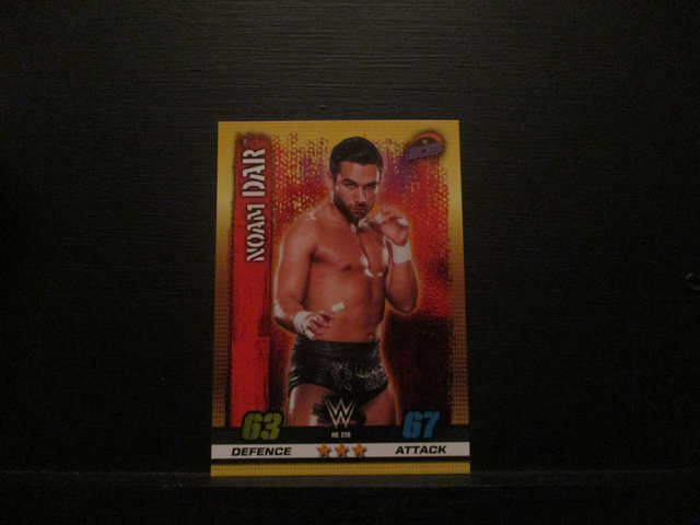 Noam Dar - W 205 Live Slam Attax 10th Edition Original Trading Card #238