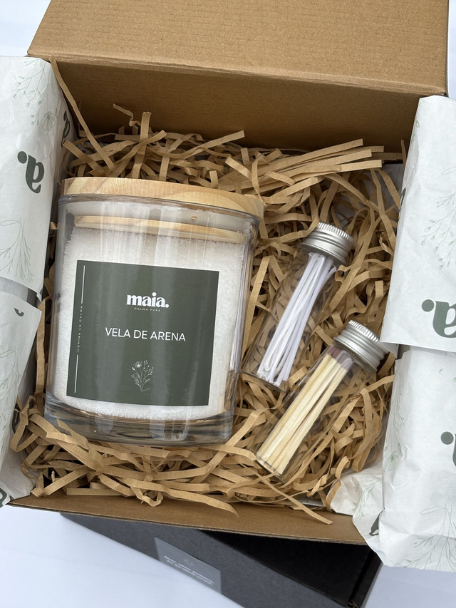 Set Regalo Vela en Arena