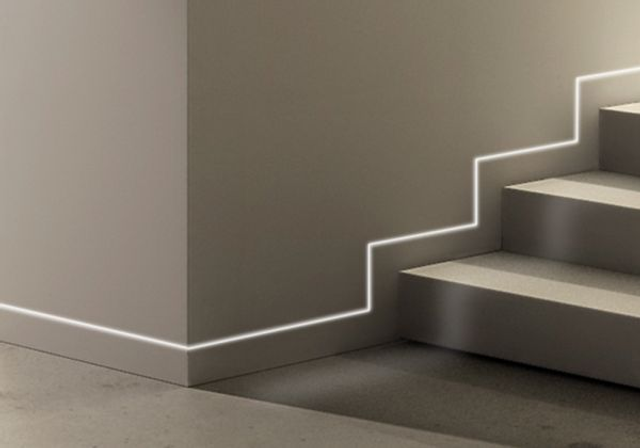 Profilo in lamiera zincata per LED 