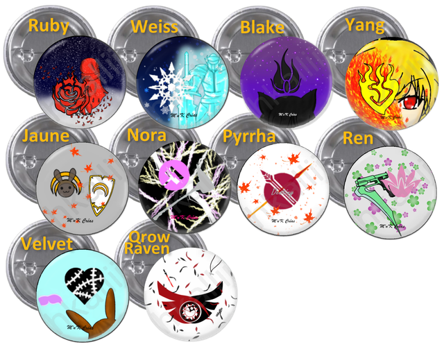 RWBY - Symboles Personnages
